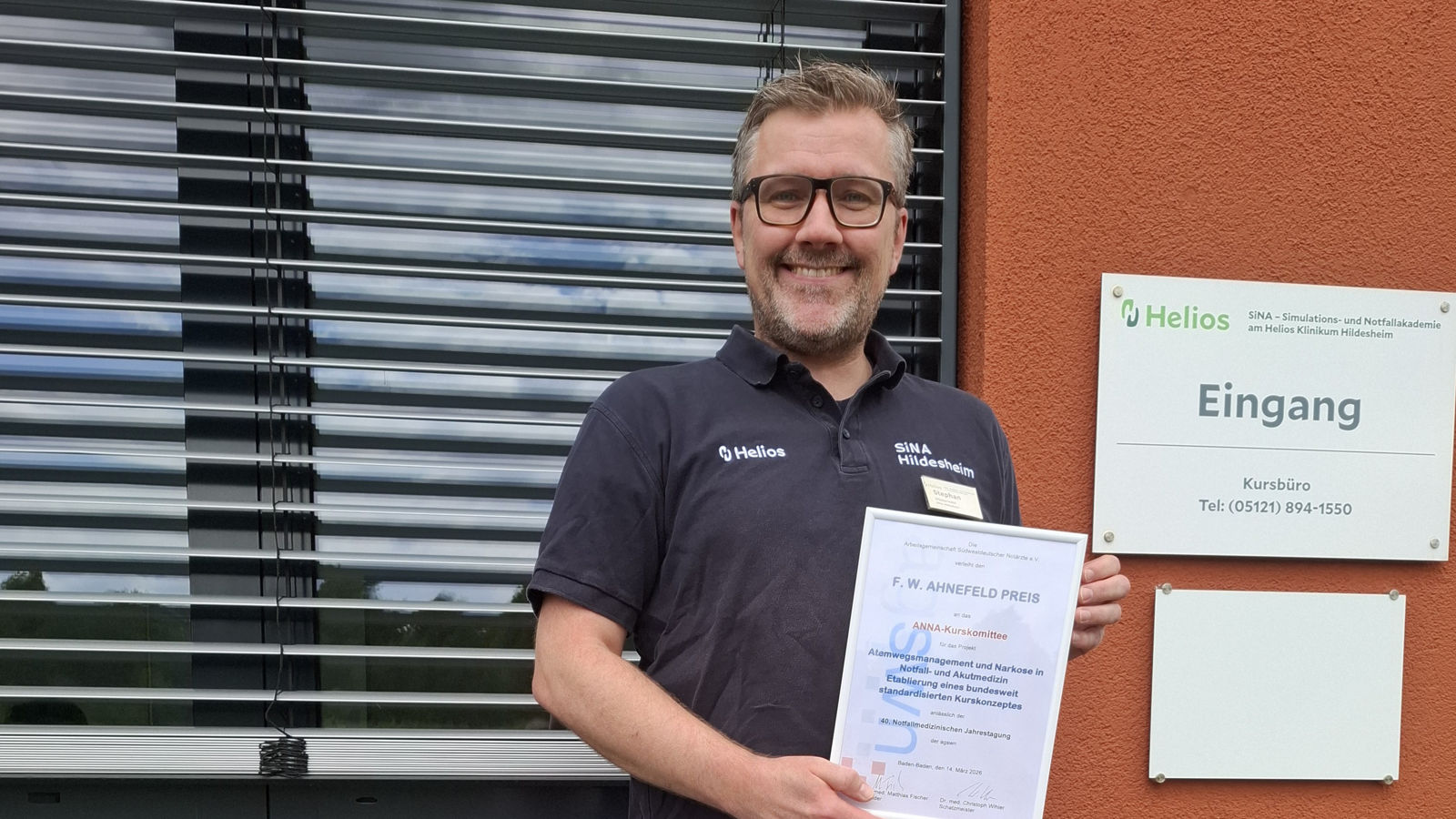 Award for a pioneering emergency care concept